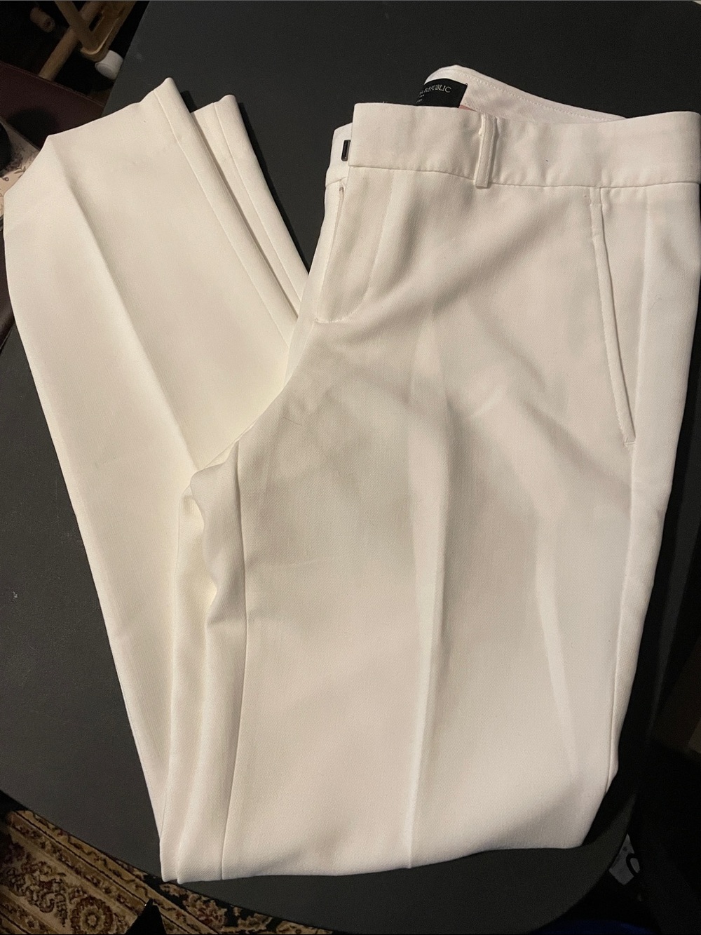 Women's White Dress Pants - Straight leg